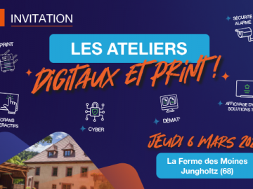 Invitation | Participez à nos ateliers digitaux et print à Jungholtz !