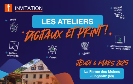 Invitation | Participez à nos ateliers digitaux et print à Jungholtz !